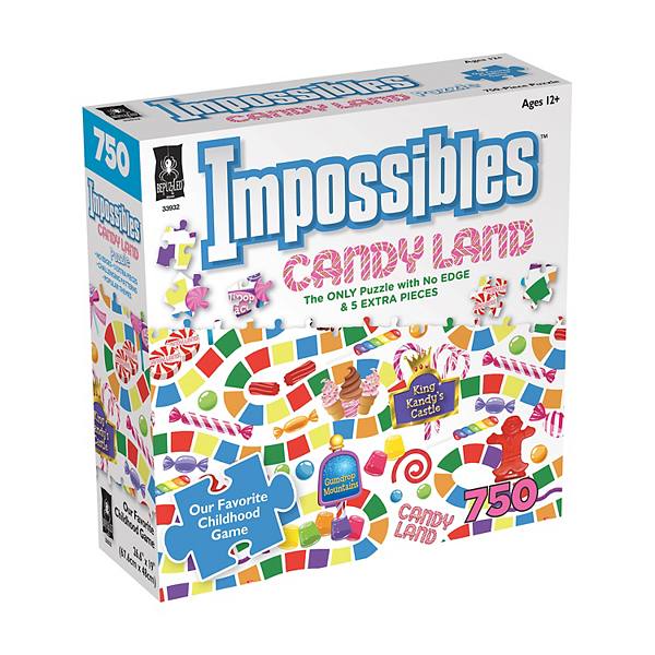 Пазл Impossibles Candyland без границ с 5 дополнительными деталями для сложной сборки, 12+ лет BePuzzled