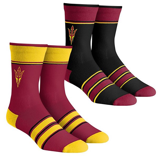 Набор носок для подростков Rock Em Socks Arizona State Sun Devils, 2 пары Unbranded