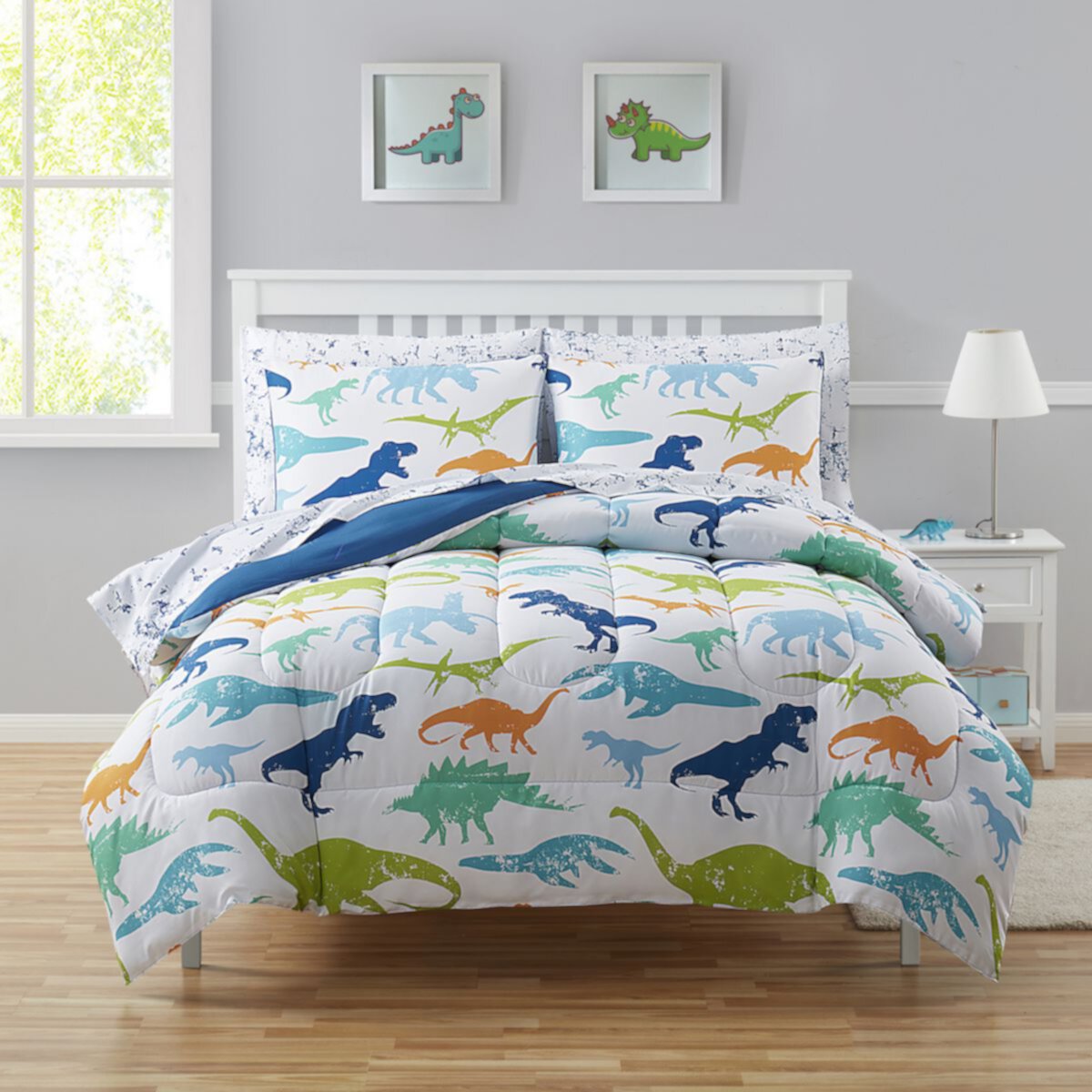 Sweet Home Collection Kid's Dinosaur Comforter & Sheet Set Sweet Home Collection