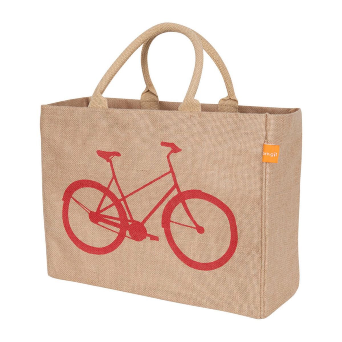 KAF HOME Bicycle Jute Tote Bag KAF Home