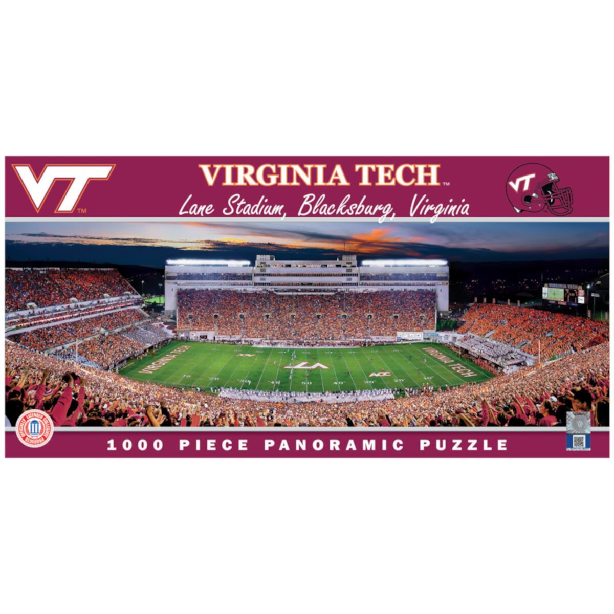 Панорамный пазл из 1000 деталей на стадионе Virginia Tech Hokies Lane Stadium NCAA