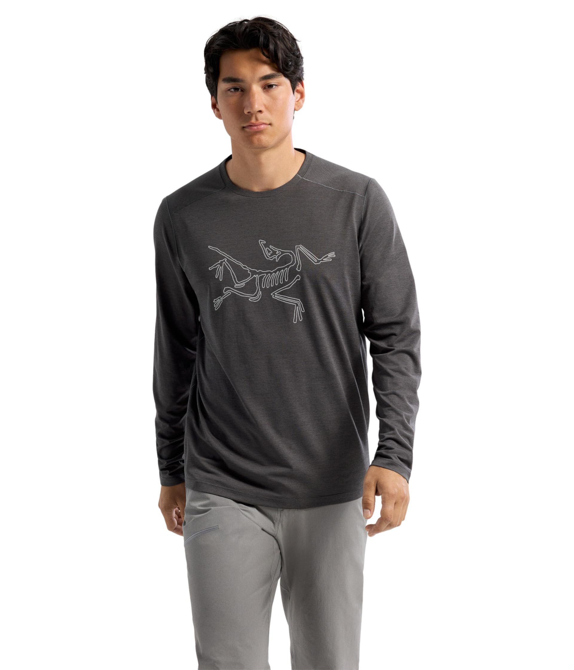 Мужская Футболка Arc'teryx Cormac Logo Long Sleeve Arc'teryx