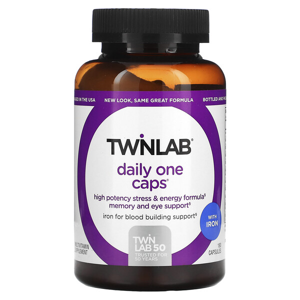 Daily One Caps с железом - 180 капсул - Twinlab Twinlab