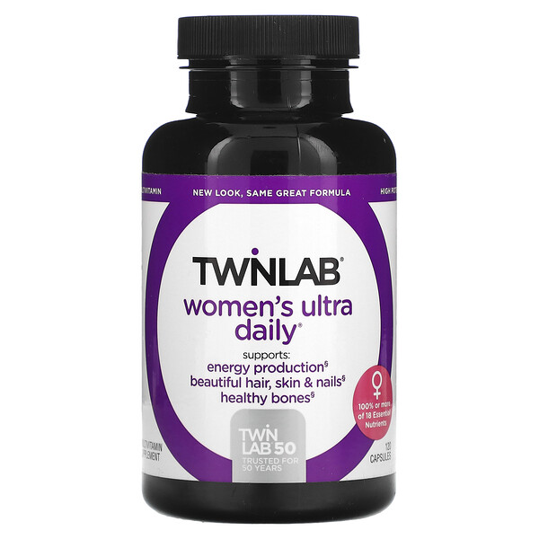 Women's Ultra Daily, 120 капсул Twinlab