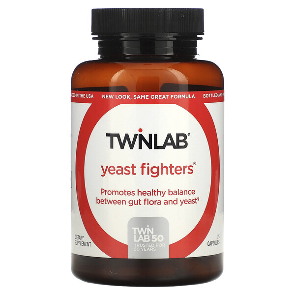 Yeast Fighters, 75 Capsules Twinlab