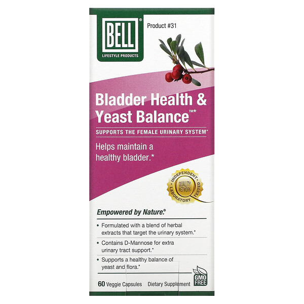 Bladder Health & Yeast Balance, 60 Veggie Capsules Bell Lifestyle