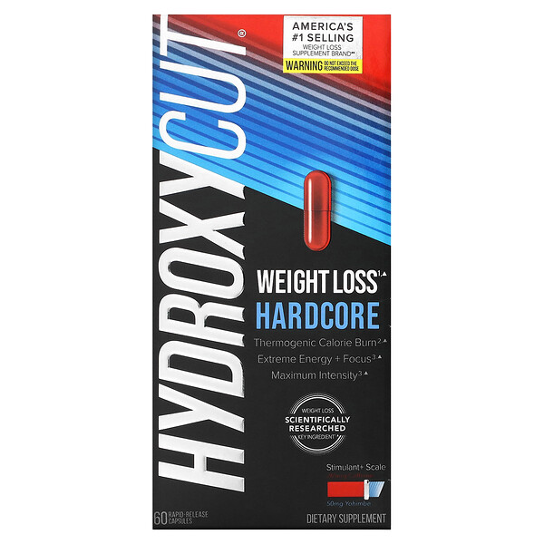 Weight Loss Hardcore, 60 Rapid Release Capsules Hydroxycut