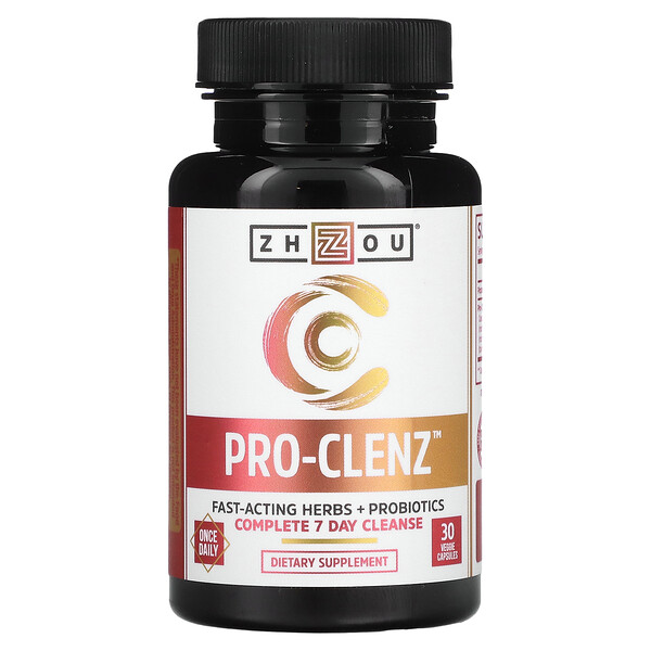 Pro-Clenz, Complete 7 Day Cleanse, 30 Veggie Capsules (Капсулы на растительной основе) Zhou