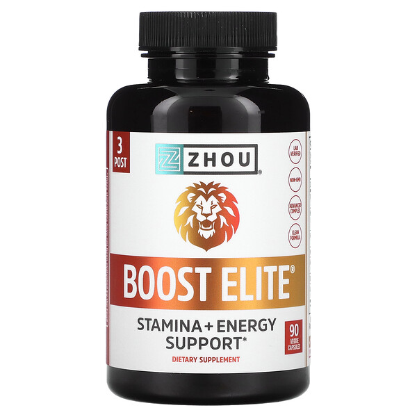 Boost Elite, 90 Veggie Capsules (Капсулы на растительной основе) Zhou