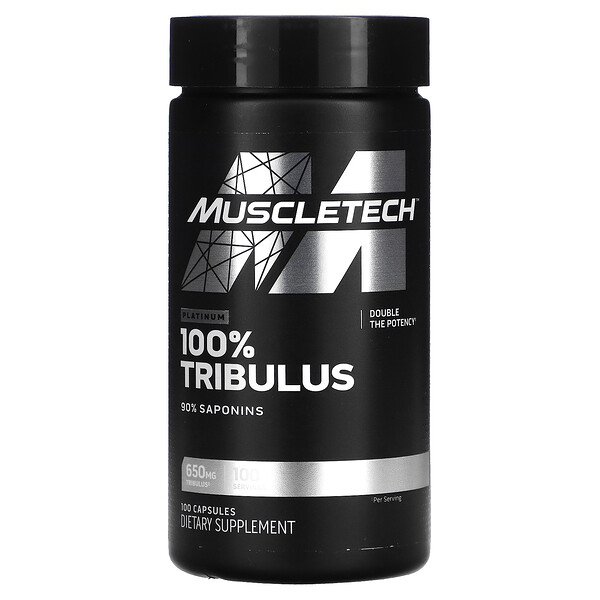 Platinum 100% Tribulus, 650 мг, 100 капсул - Muscletech Muscletech