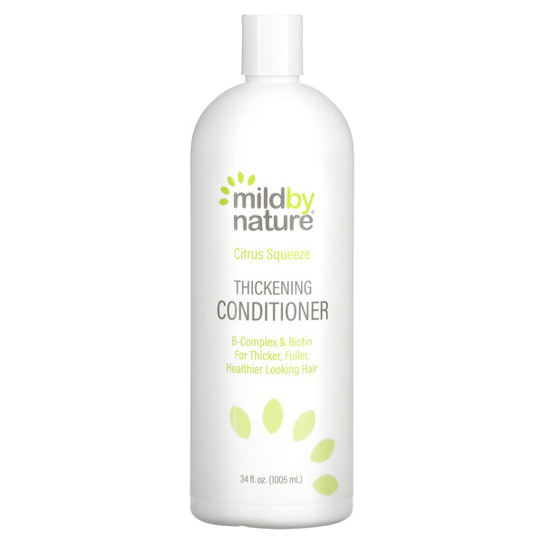 Thickening Conditioner, B-Complex & Biotin, Citrus Squeeze, 34 fl oz (1,005 ml) Mild By Nature