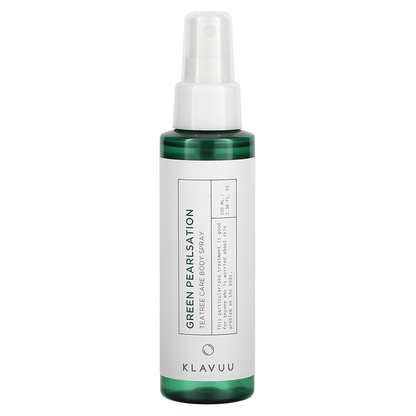 Green Pearlsation, Tea Tree Care Body Spray, 3.38 fl oz (100 ml) KLAVUU