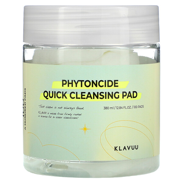 Phytoncide Quick Cleansing Pad, 100 Pads KLAVUU