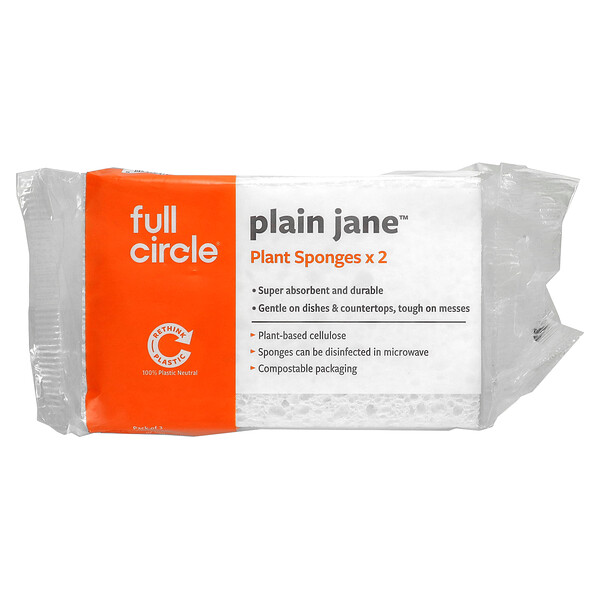 Plain Jane, Губки для растений x2, упаковка из 3 шт. Full Circle
