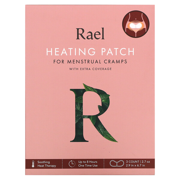 Согревающий пластырь от менструальных спазмов, 3 шт. Rael