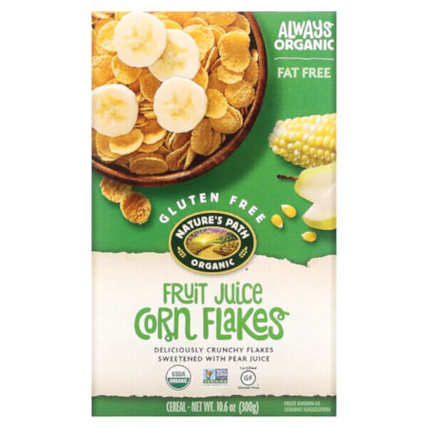 Organic Fruit Juice Corn Flakes, 10.6 oz (300 g) Nature's Path