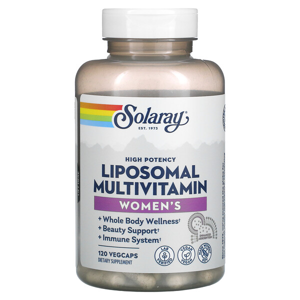 High Potency Women's Liposomal Multivitamin, 120 VegCaps Solaray