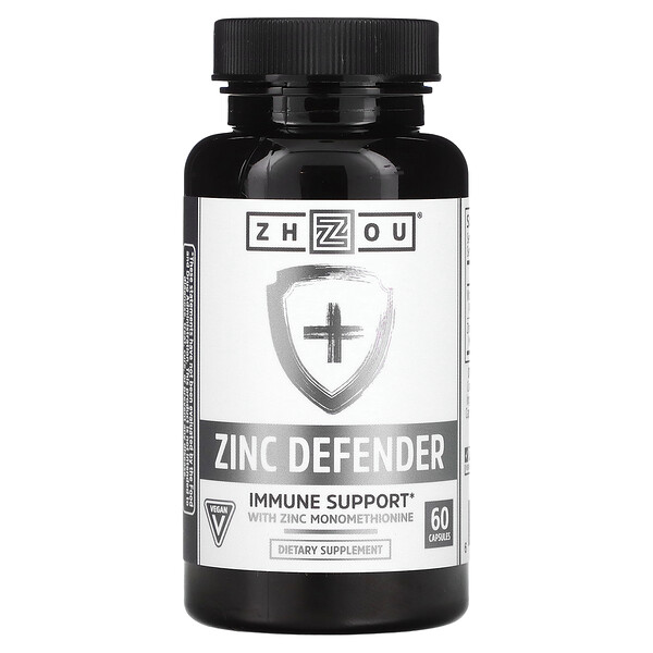 Zinc Defender, 60 Capsules (Капсулы) Zhou