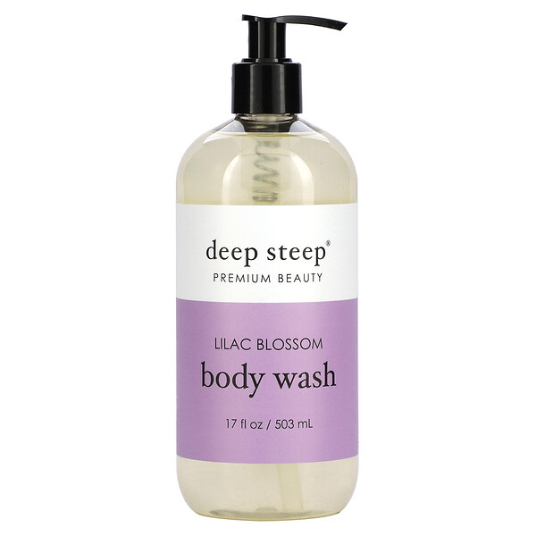 Body Wash, Lilac Blossom, 17 fl oz (503 ml) Deep Steep