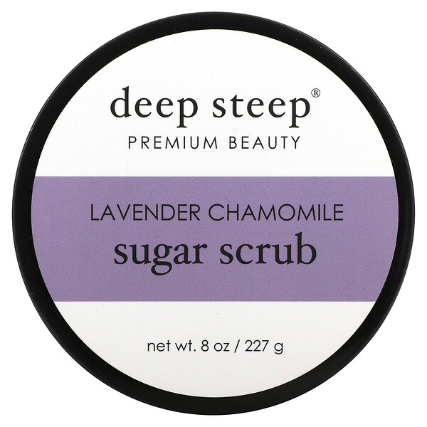 Sugar Scrub, Lavender Chamomile, 8 oz (227 g) Deep Steep