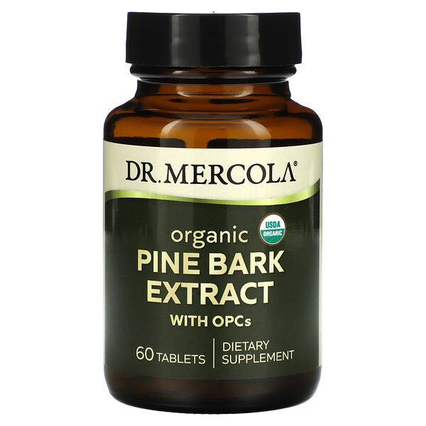 Органический экстракт сосновой коры с OPC, 60 таблеток Dr. Mercola
