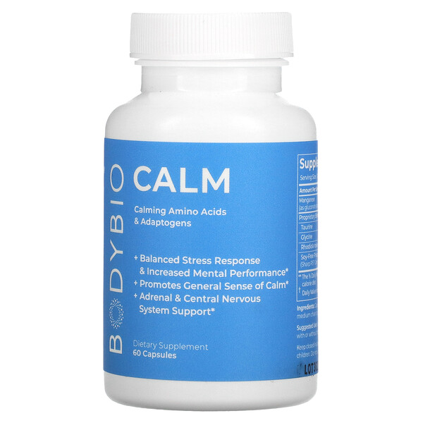 Calm, 60 Capsules (Капсулы) BodyBio