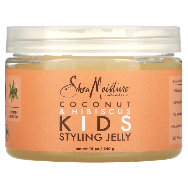 Kids Styling Jelly, кокос и гибискус, 12 унций (340 г) SheaMoisture