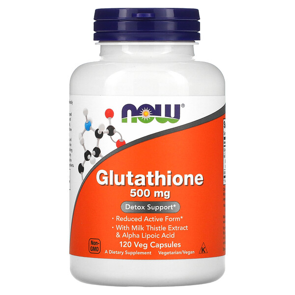 Глутатион - 500 мг - 120 вегетарианских капсул - NOW Foods NOW Foods