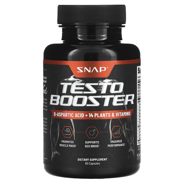 Testo Booster , 60 Capsules Snap Supplements