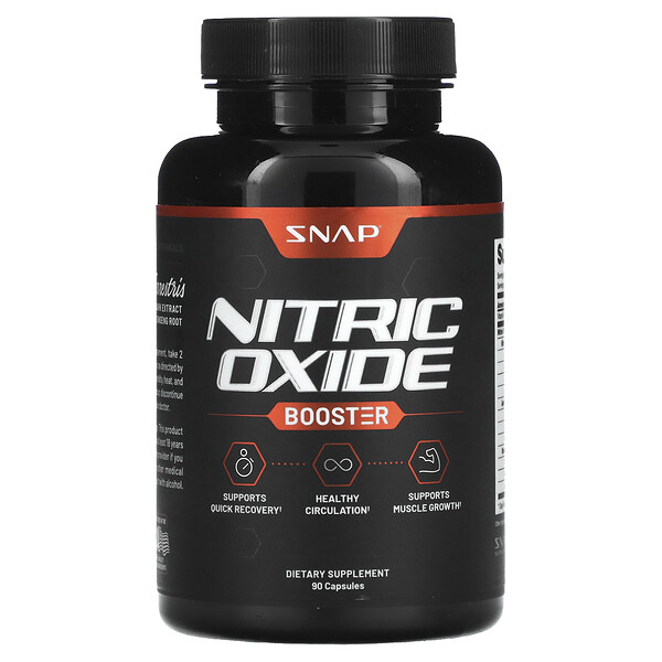 Nitric Oxide Booster, 90 Capsules Snap Supplements