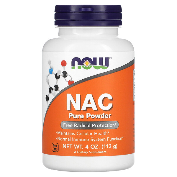 NAC Pure Powder - 113 г - NOW Foods NOW Foods