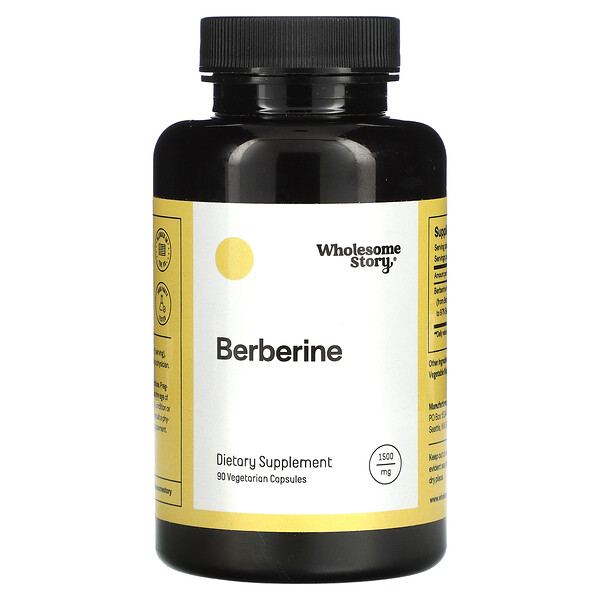 Berberine, 500 mg, 90 Vegetarian Capsules Wholesome