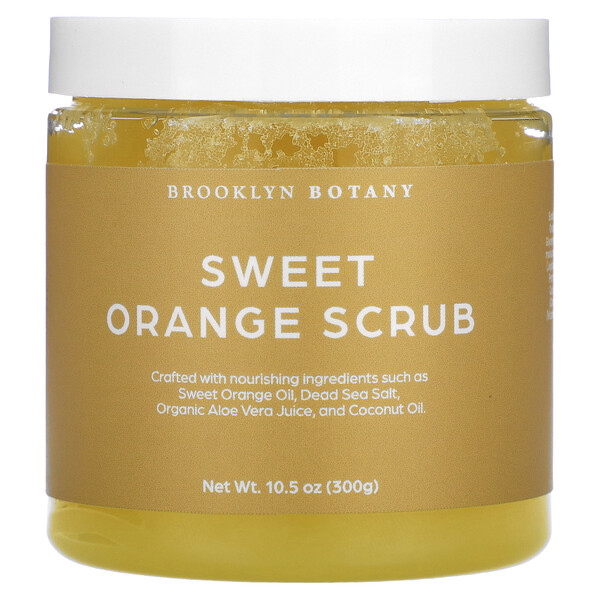 Sweet Orange Scrub, 10.5 oz (300 g) Brooklyn Botany