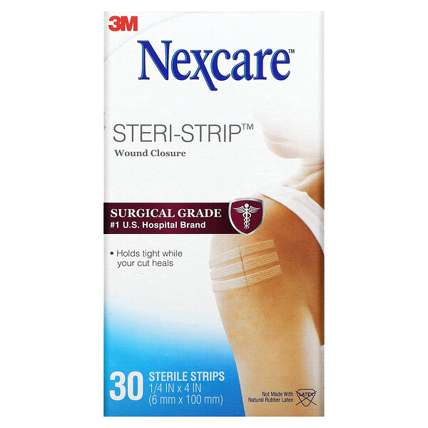 Steri-Strip Wound Closure, 30 Sterile Strips Nexcare