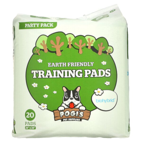 Earth Friendly Training Pads, 20 Pads Pogi's Pet Supplies