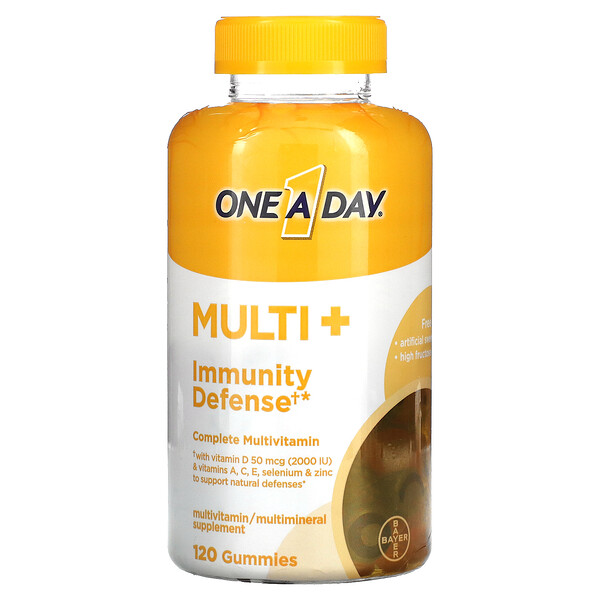 Multi+ Immunity Defense, 120 жевательных конфет One-A-Day