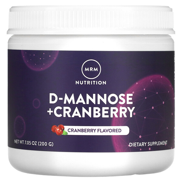 D-Mannose + Cranberry, Cranberry, 7.05 oz (200 g) MRM