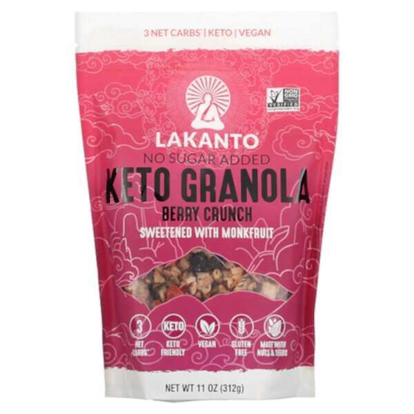 Keto Granola, Berry Crunch, 11 oz (312 g) Lakanto
