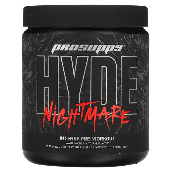 Hyde Nightmare, Intense Pre-Workout, Jawbreaker, 11 унций (312 г) ProSupps