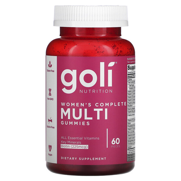 Женские комплексные жевательные конфеты, 60 штук Goli Nutrition
