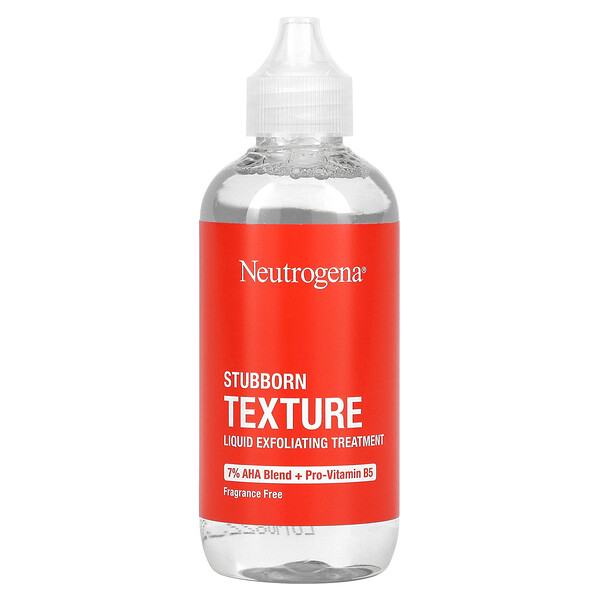 Stubborn Texture, Жидкое отшелушивающее средство, без отдушек, 4,3 жидких унции (127 мл) Neutrogena