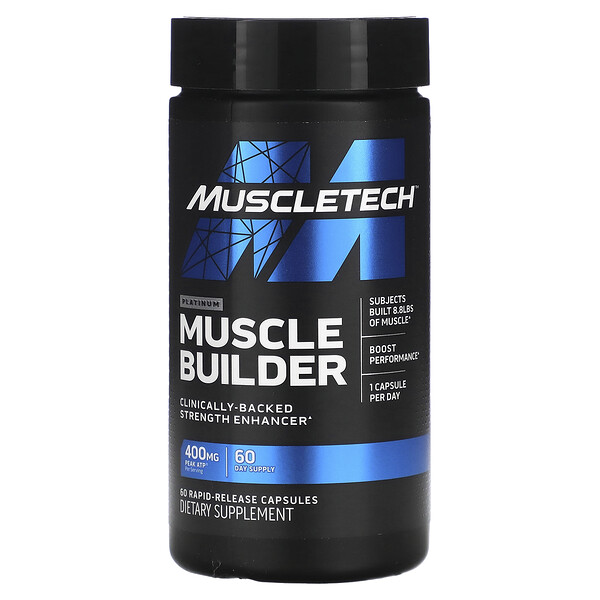 Platinum Muscle Builder, 60 капсул быстрого высвобождения Muscletech