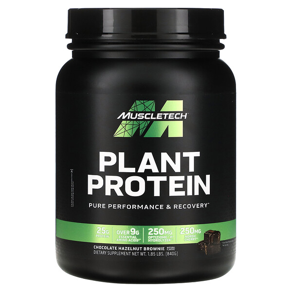 Растительный Протеин, Шоколадный Лесной Орех - 840 г - MuscleTech Muscletech