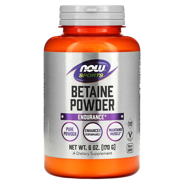 Sports, Betaine Powder, 6 oz (170 g) NOW Foods