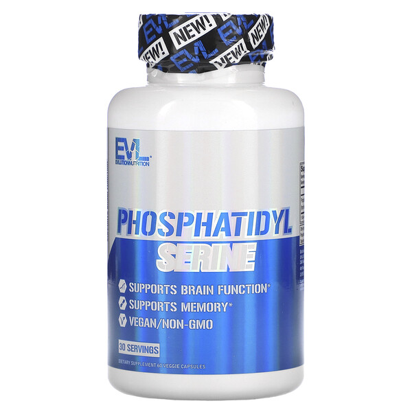 Фосфатидилсерин - 60 растительных капсул - EVLution Nutrition EVLution Nutrition