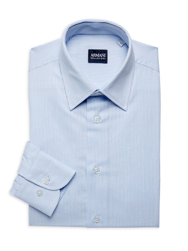 Полосатая классическая рубашка Armani