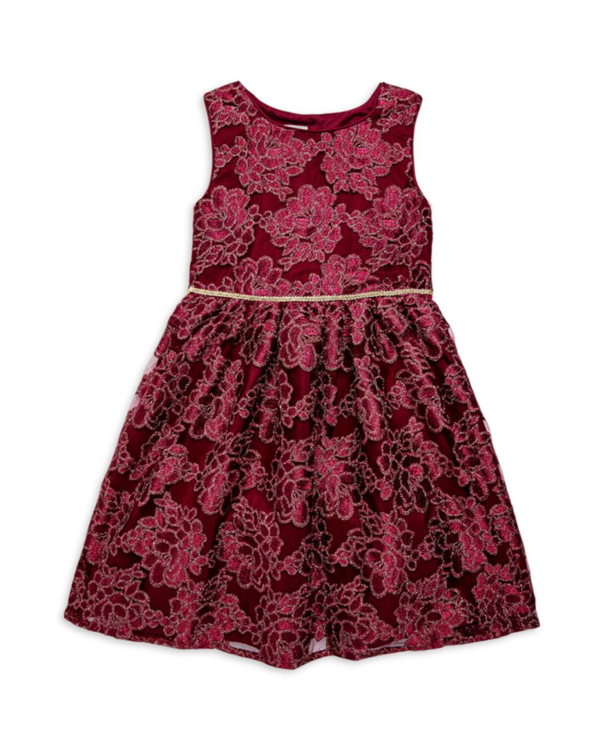 Маленькая девочка&#8217;s &amp; Платье для девочки с цветочной вышивкой Pippa & Julie