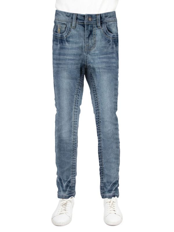 Мятые джинсы для мальчика Cultura