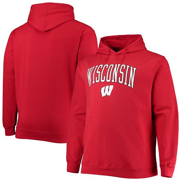 Мужской Худи Champion Wisconsin Badgers Arch Over Logo Champion