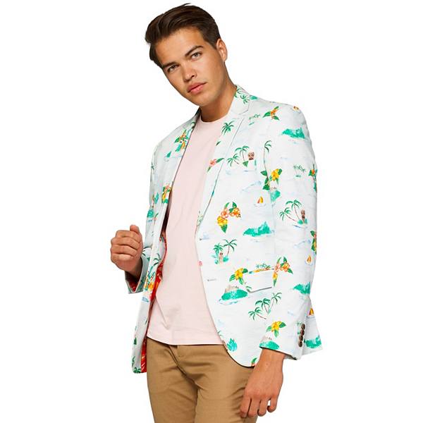 Мужской блейзер OppoSuits современного кроя с 4 карманами и длинными рукавами OppoSuits